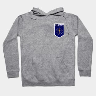 Indiana State Flag Emblem Hoodie